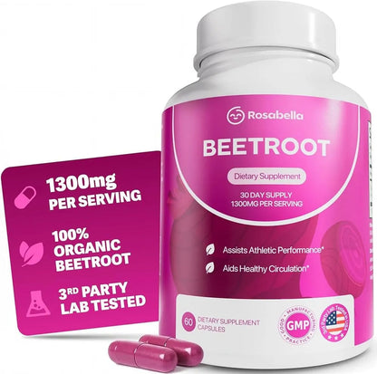 Beetroot Capsules To Support Circulation And Vitality*